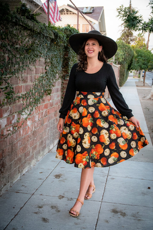 Circle Skirt - Pumpkins *sale