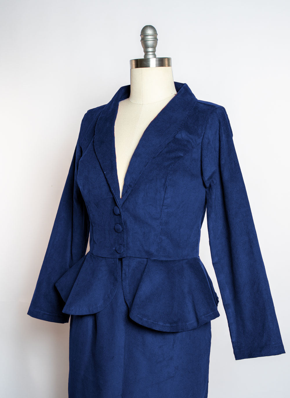 Diva Jacket- Corduroy, Navy