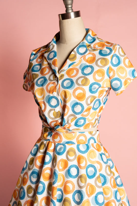 Ellie Tie Top Blouse - Palm Springs