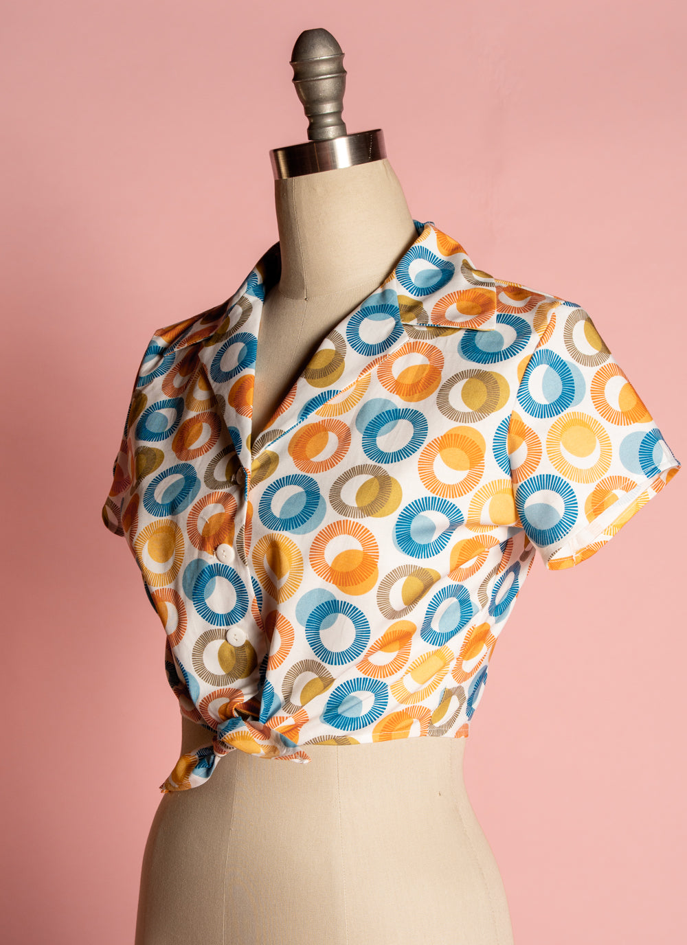 Ellie Tie Top Blouse - Palm Springs