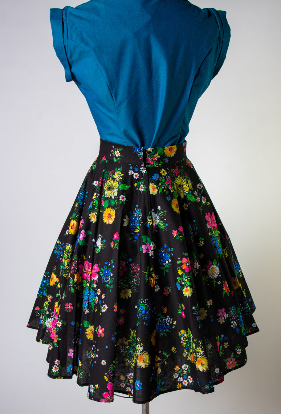 Haute Circle Skirt - Jardin