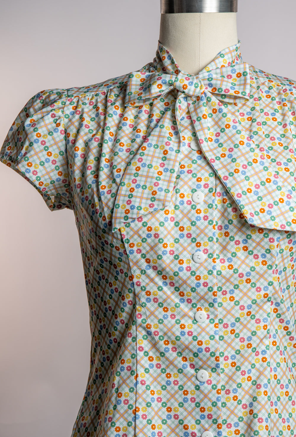 Estelle Blouse - Darling Daisy Plaid