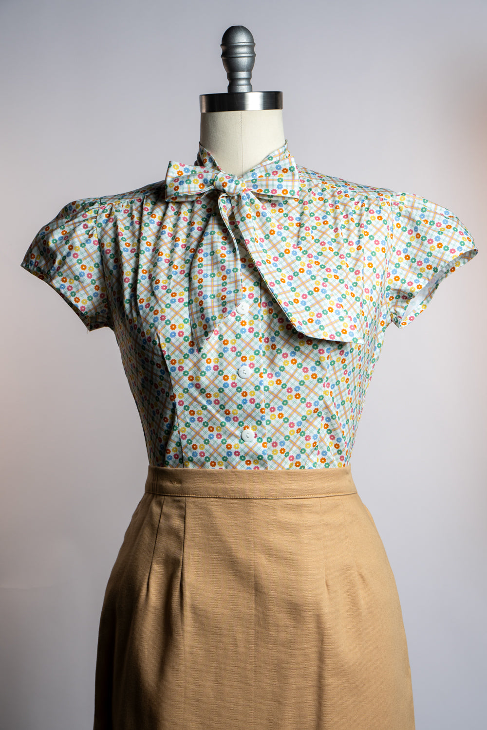 Estelle Blouse - Darling Daisy Plaid