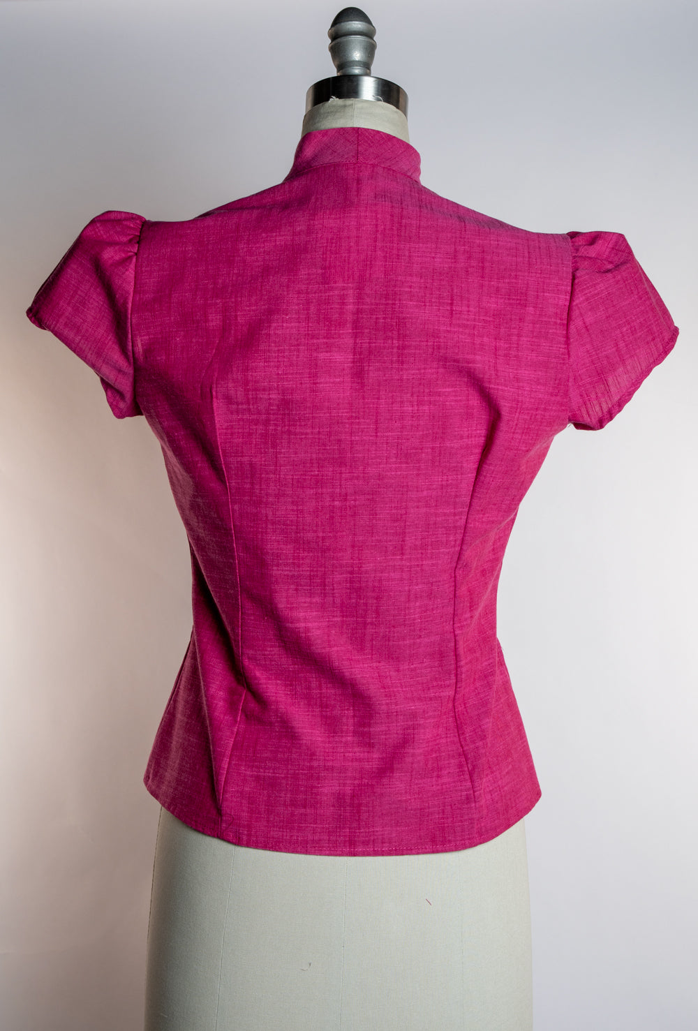 Estelle Blouse - Linen Look, Pink
