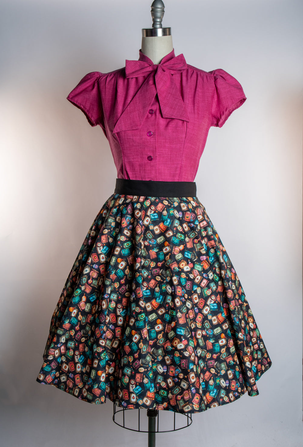 Estelle Blouse - Linen Look, Pink