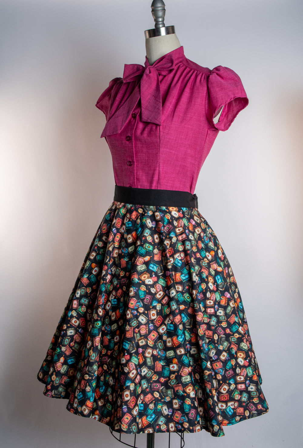 Estelle Blouse - Linen Look, Pink