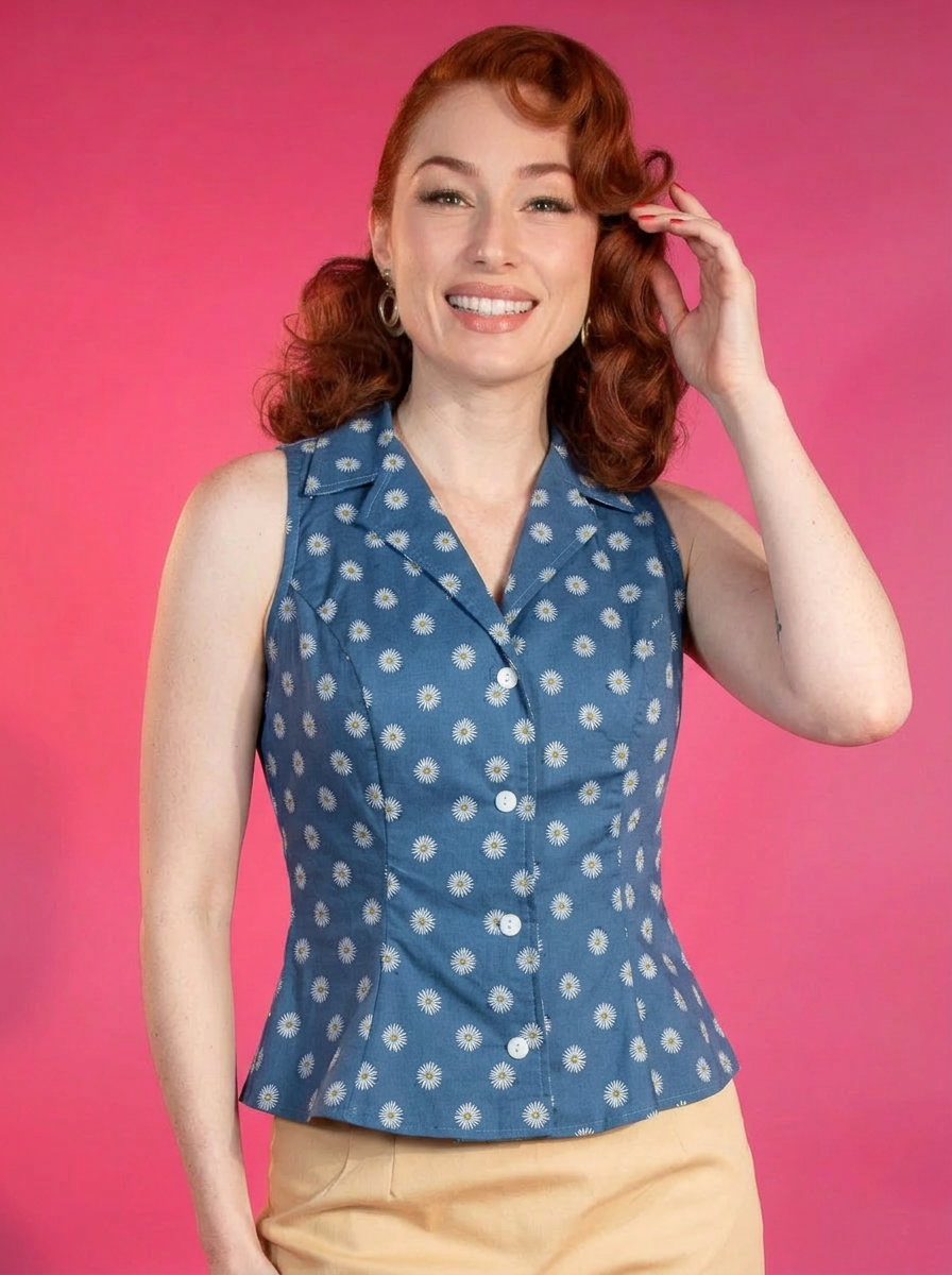 Betsy Blouse - Denim Daisy