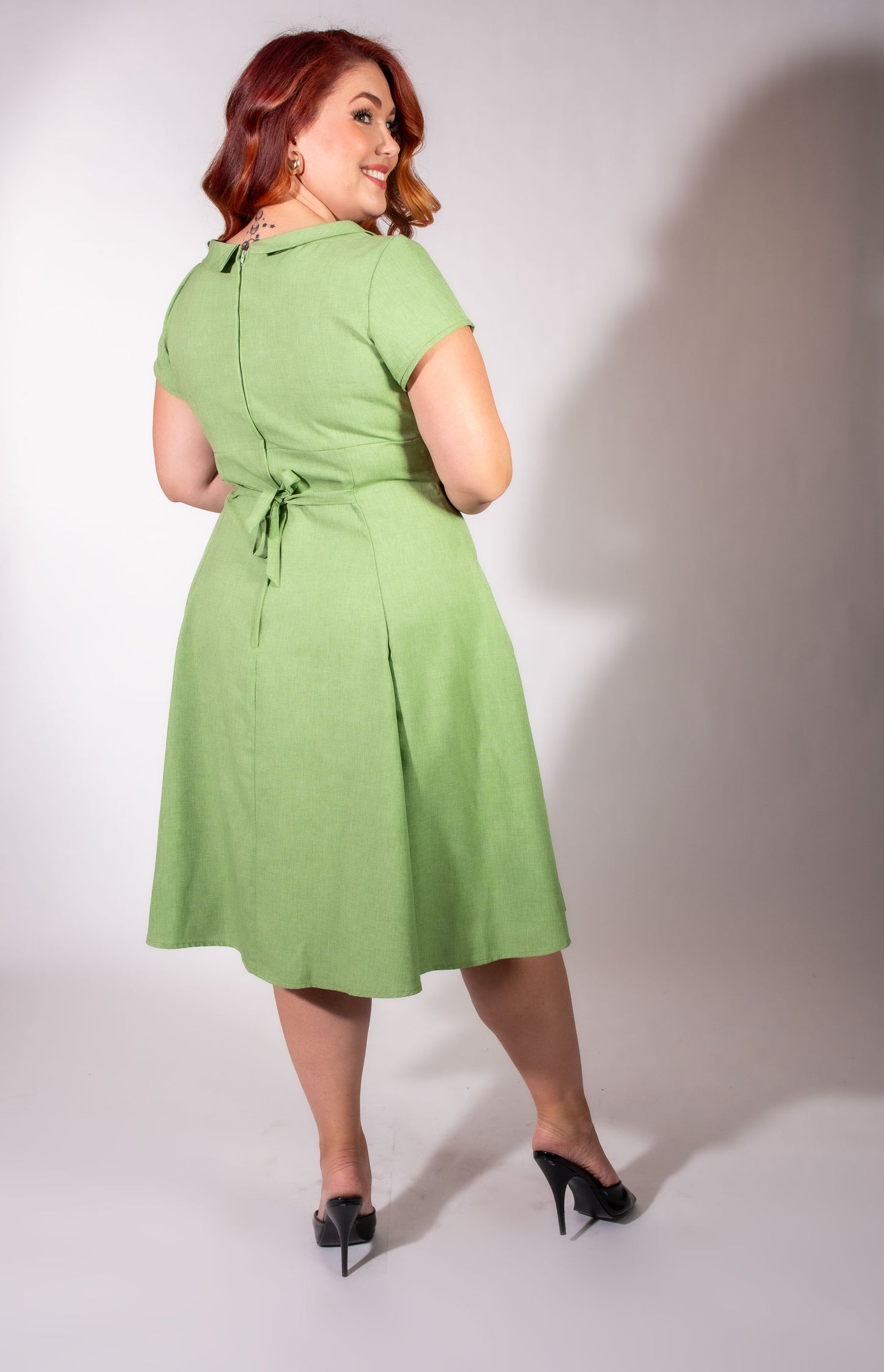 Beverly Dress- Pistachio *sale