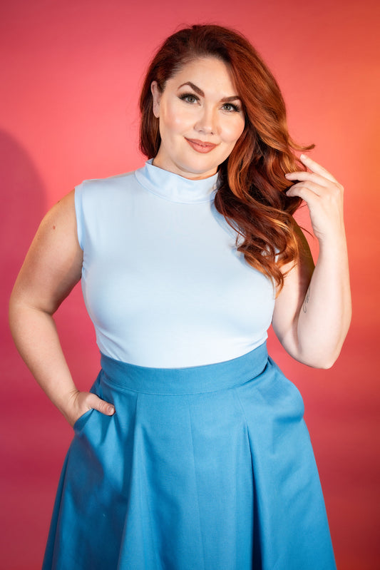 Dee Dee Top- Baby Blue