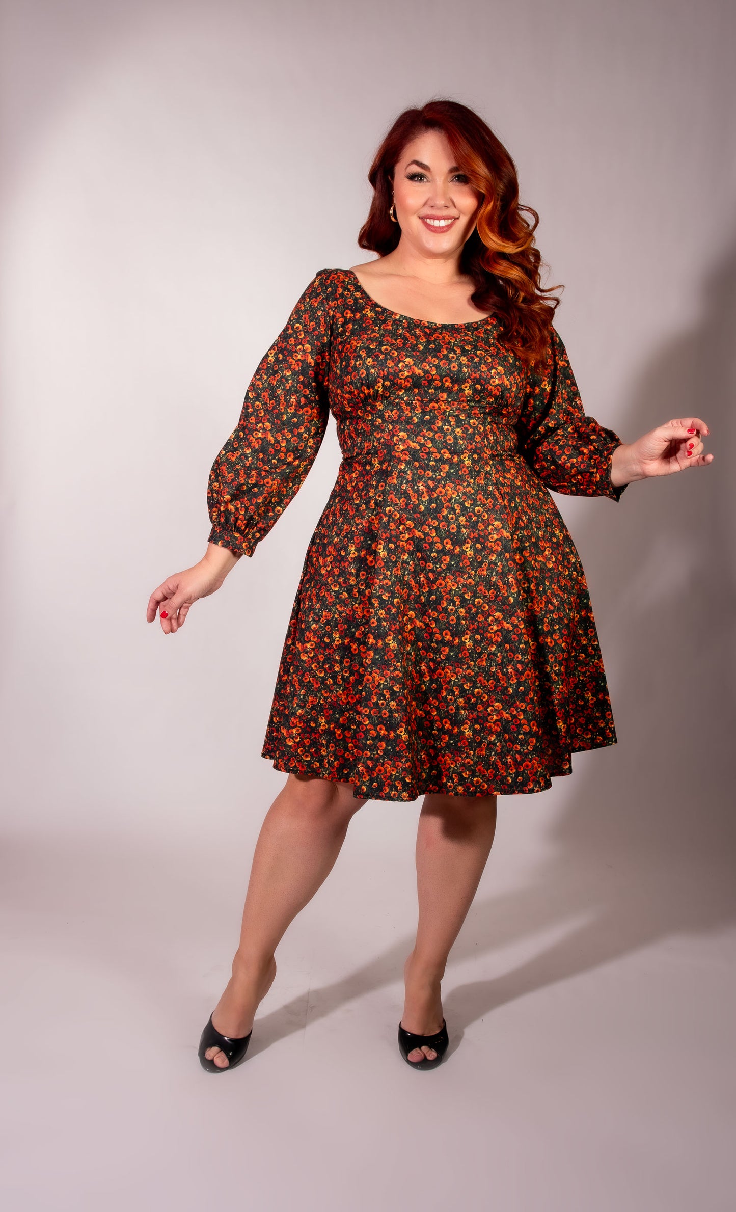 Jenni Dress- Poppies