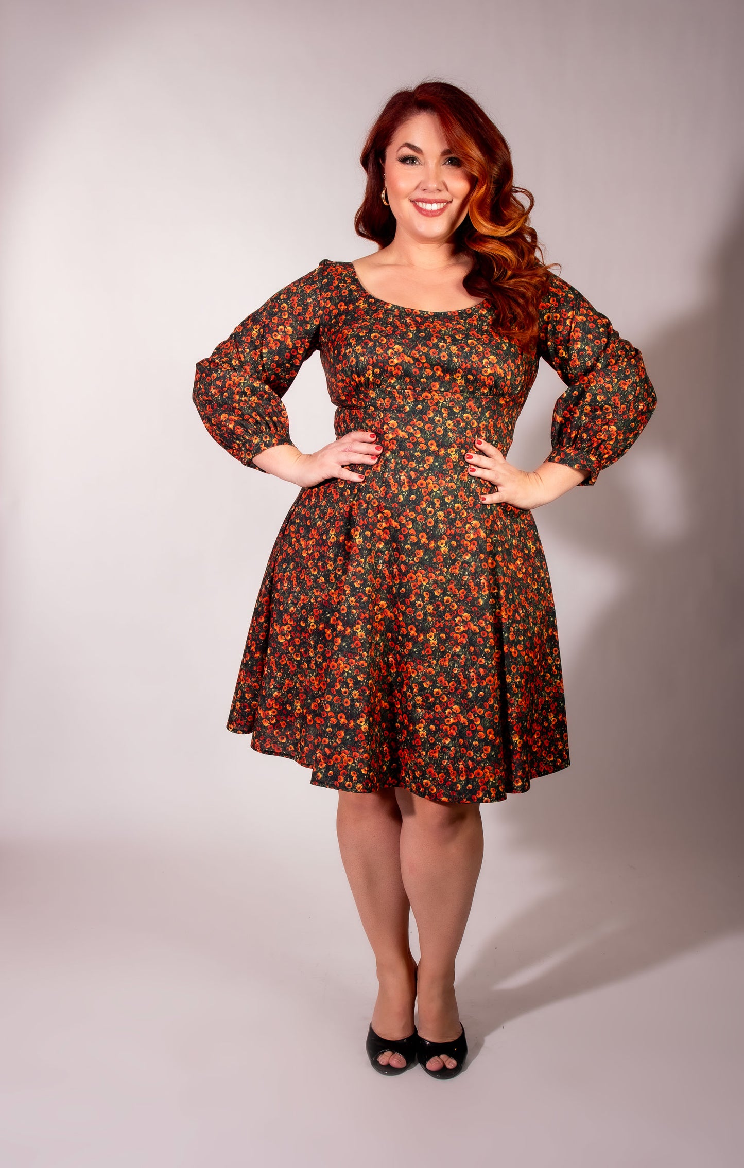 Jenni Dress- Poppies