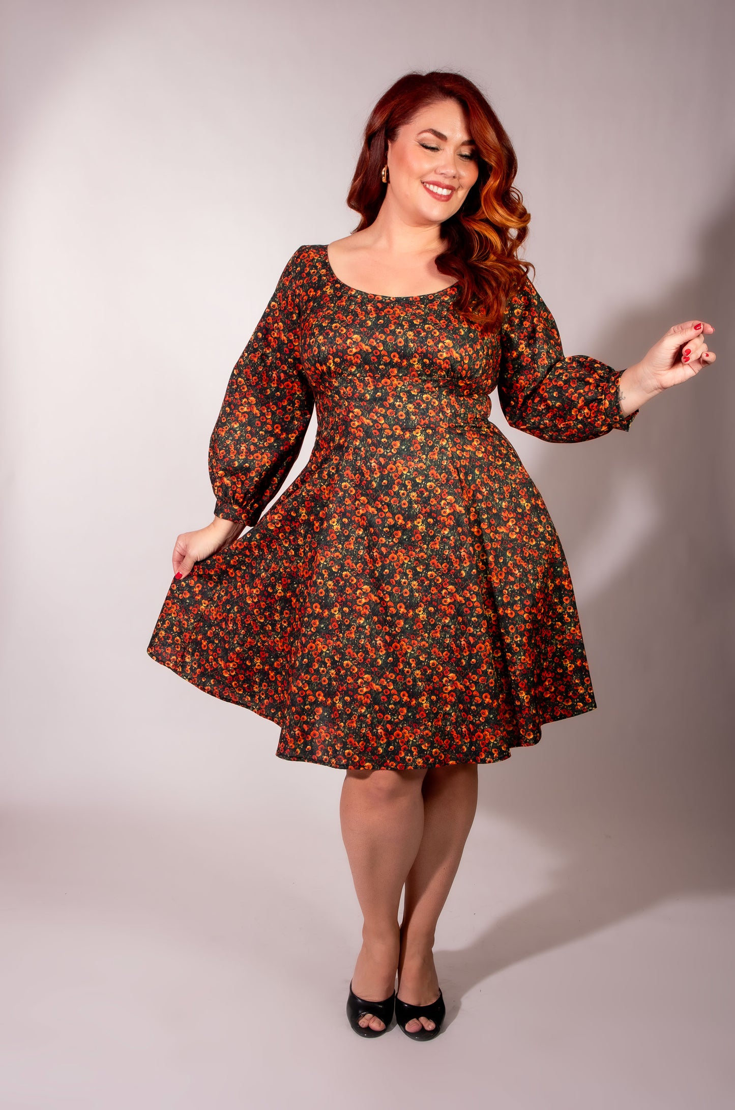Jenni Dress- Poppies