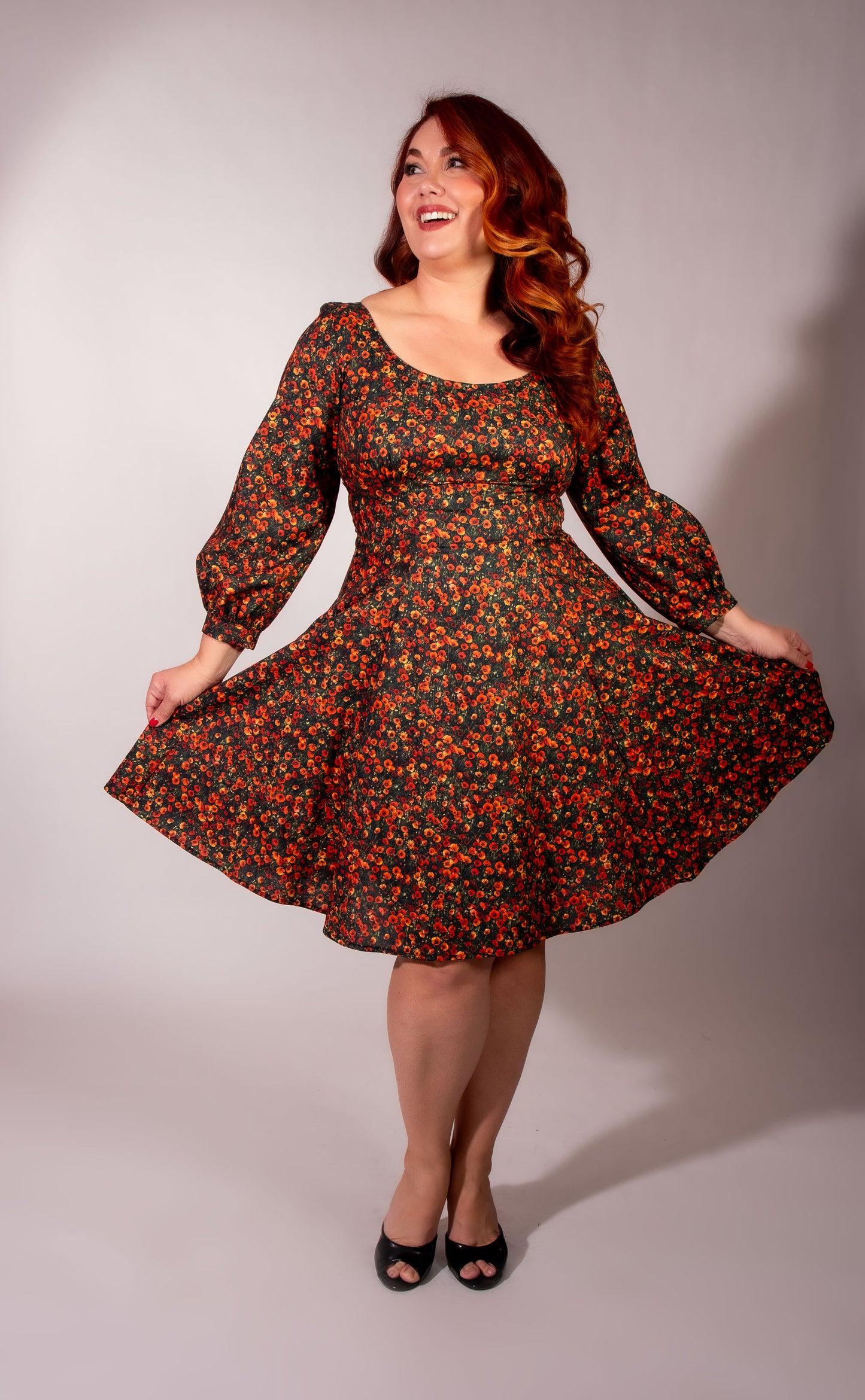 Jenni Dress- Poppies
