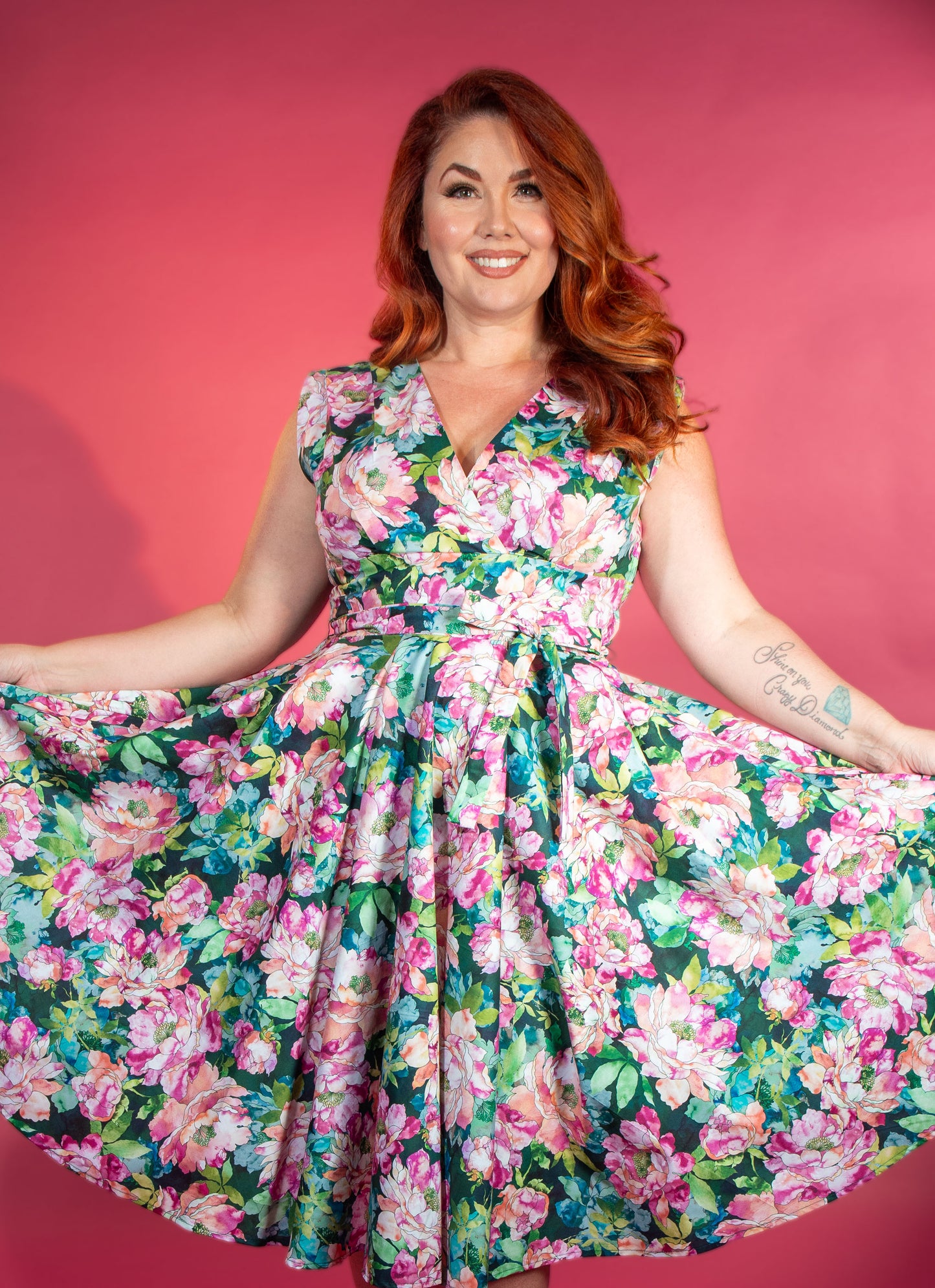 Milan Dress - Water Lily