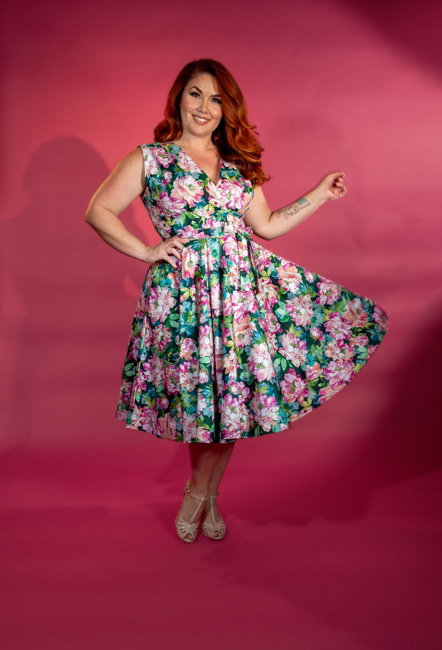 Milan Dress - Water Lily