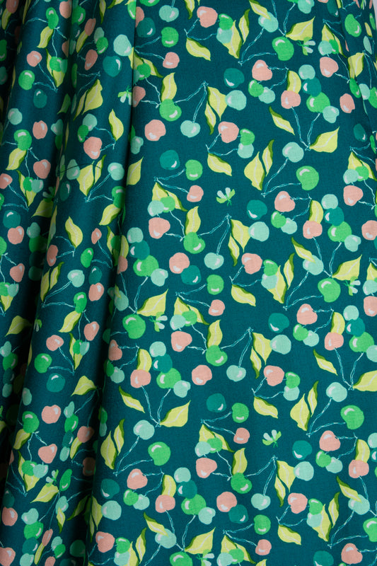Green Cherries Fabric *sale