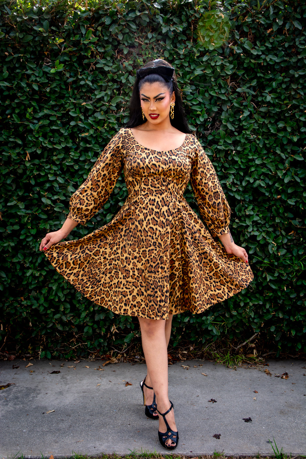 Jenni Dress- Leopard