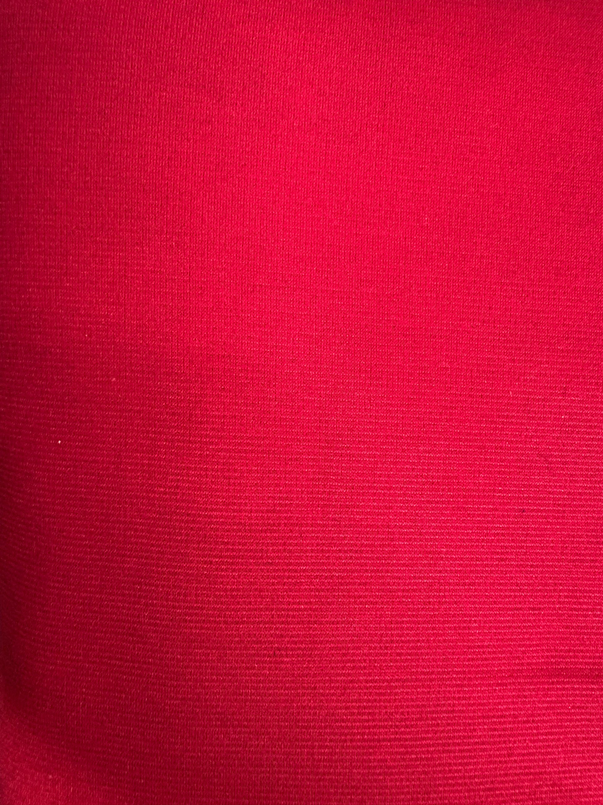 Red Ponte Knit Fabric *sale - Heart of Haute