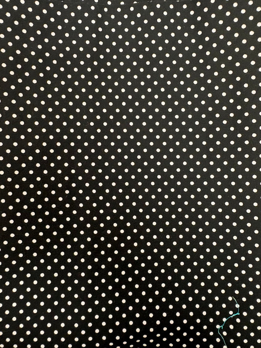 Black & White Polka Dot Fabric *sale