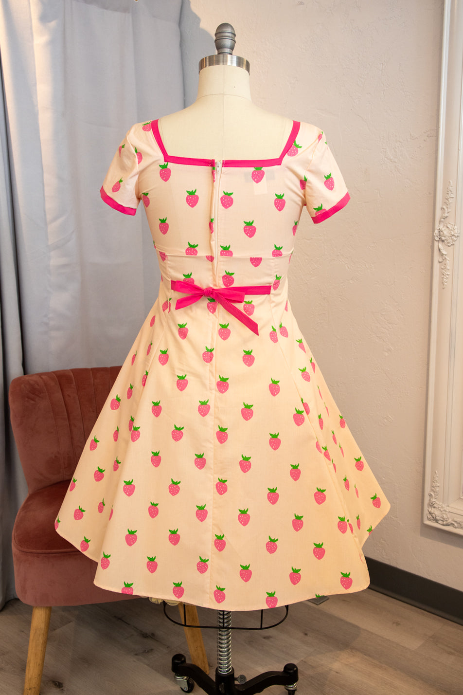 Irene Dress - Pink Strawberry