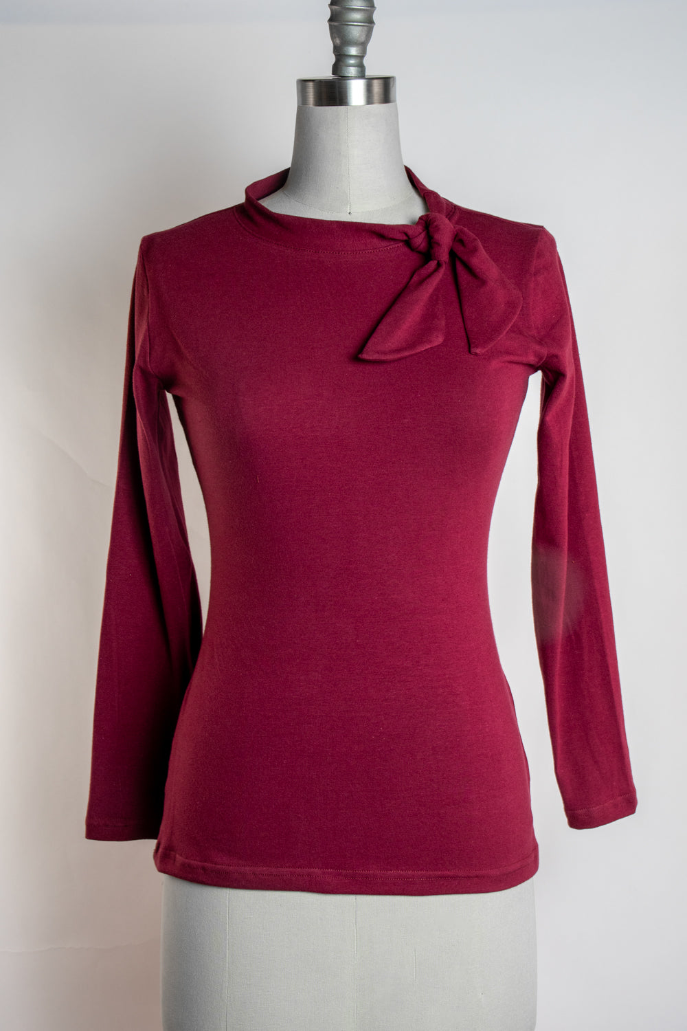 Iris Top - Burgundy