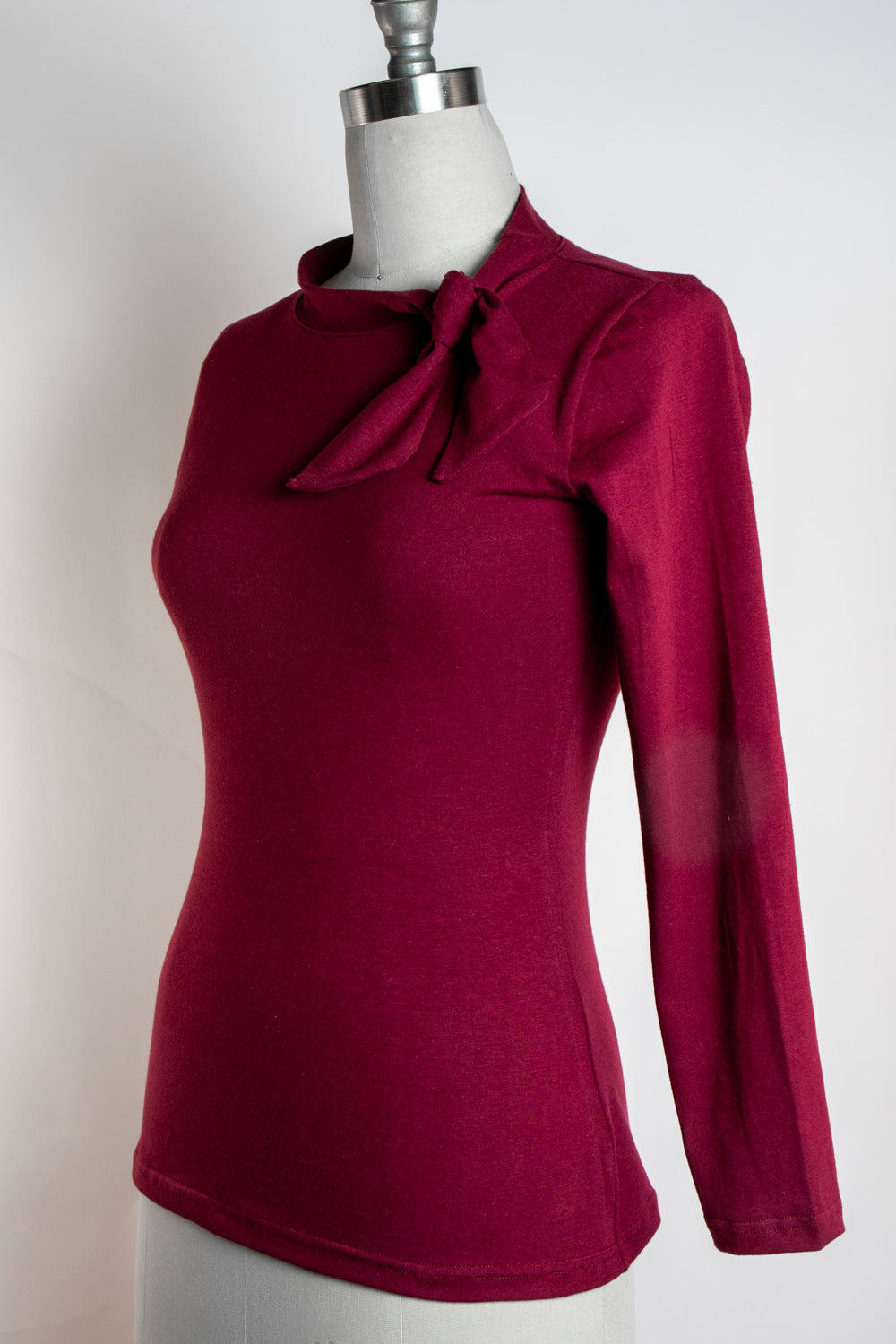 Iris Top - Burgundy