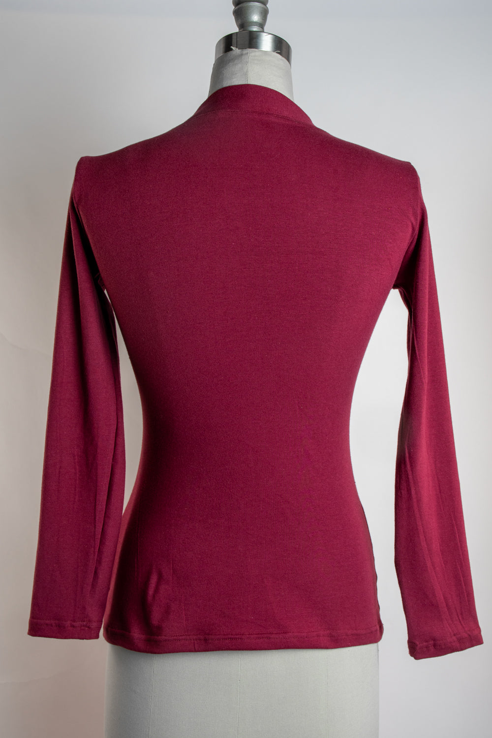 Iris Top - Burgundy