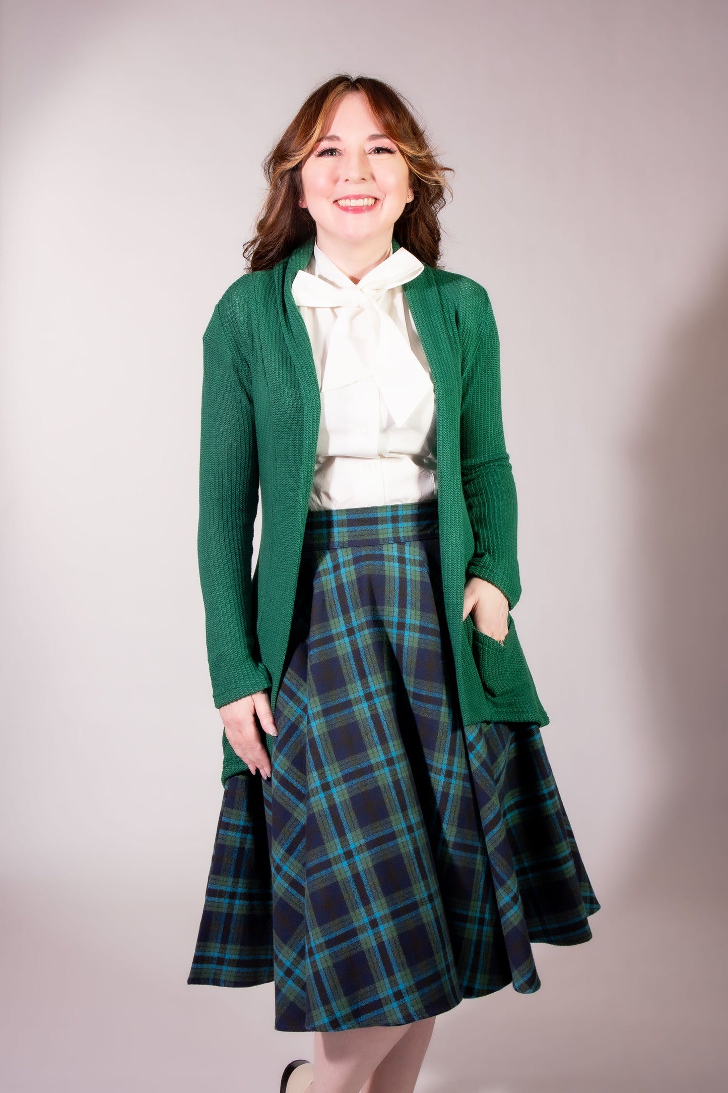 Dreamy Duster - Open Knit, Evergreen