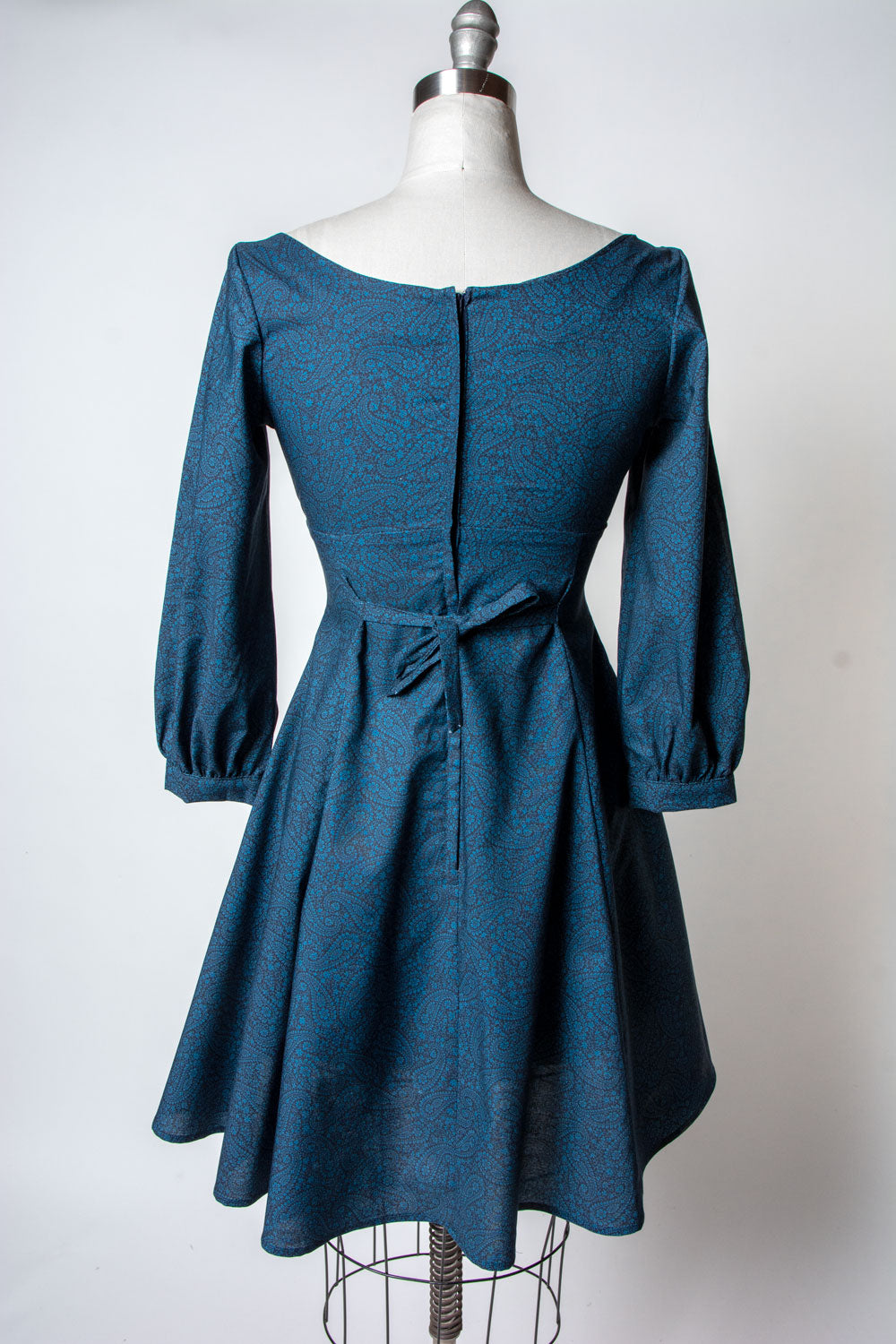 Jenni Dress- Tonal Paisley, Blue *sale