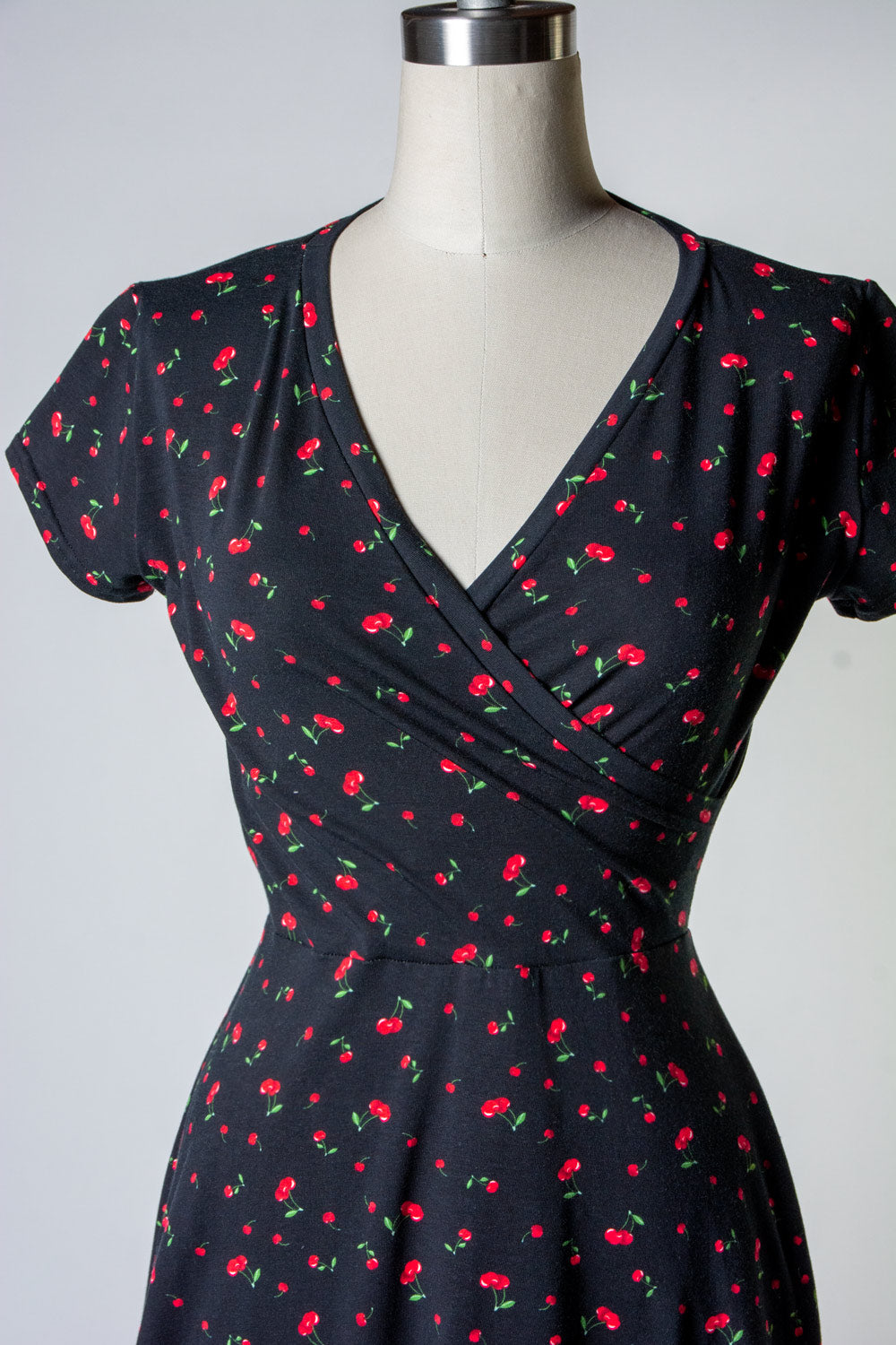 Joanie Knit Dress- Cherries