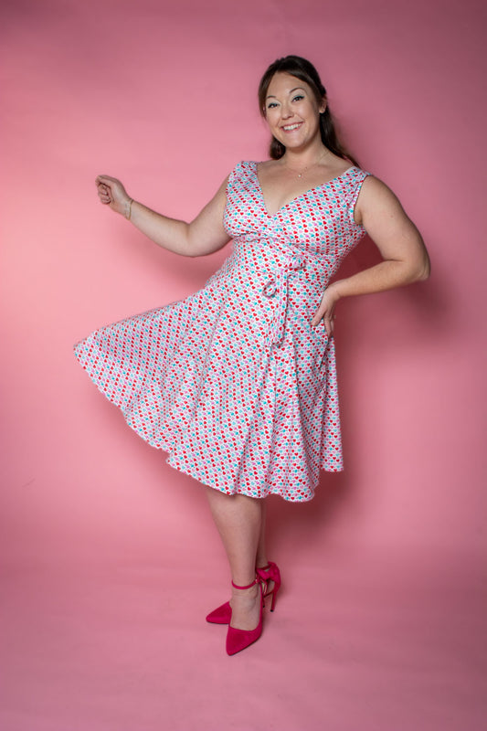 Marie Dress - Cupid's Arrow, White *sale