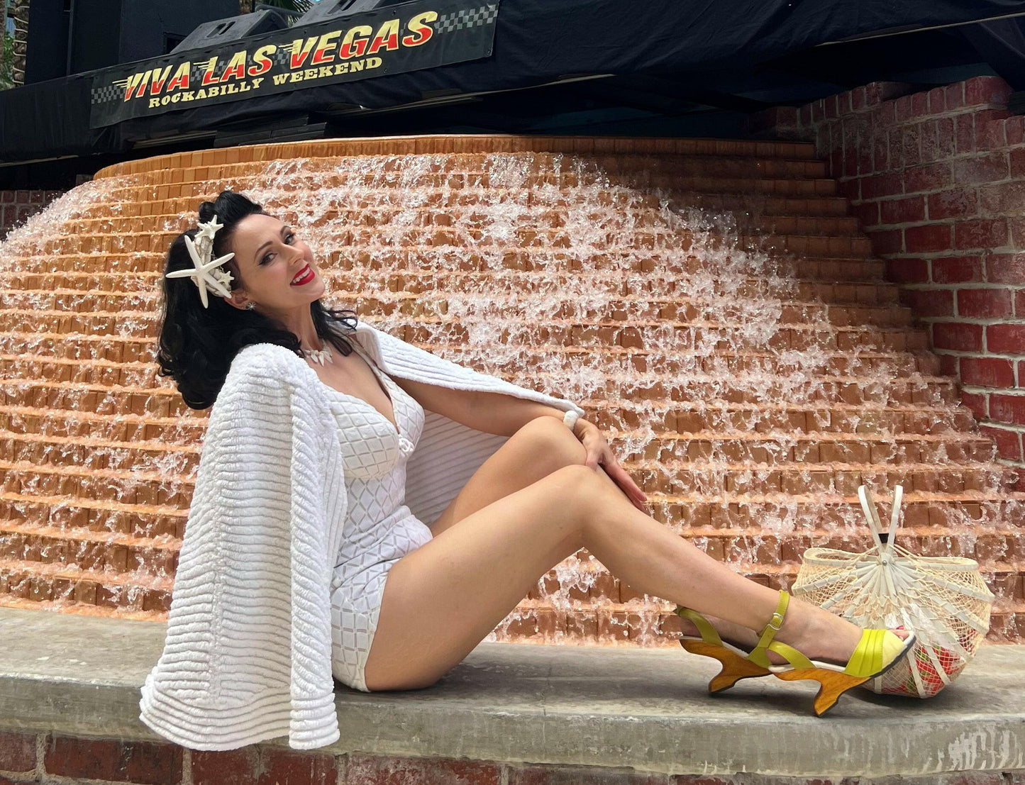 the Boom Boom Wedge - in Lemon Lime