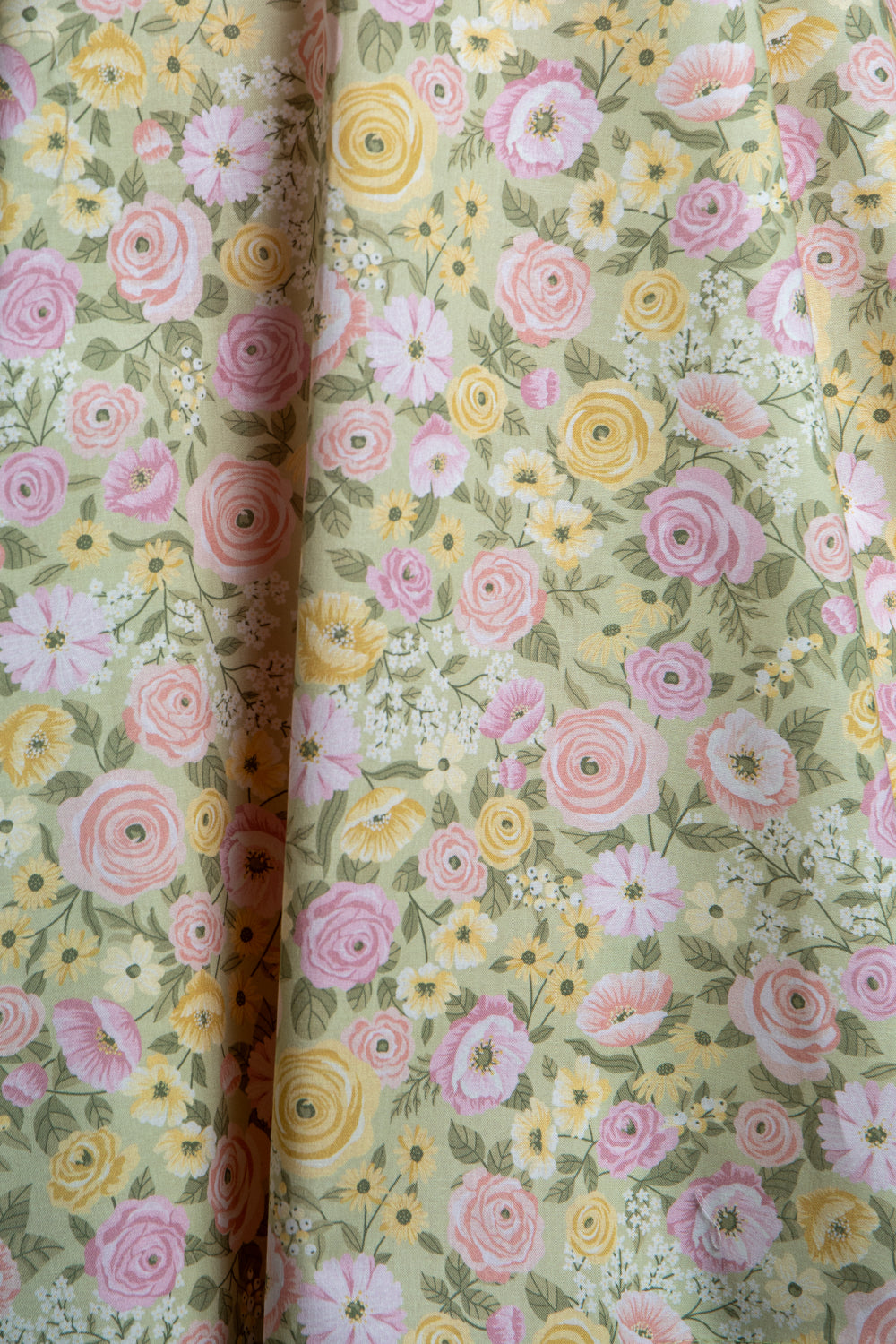 Madison Dress - Abigail Floral, Green