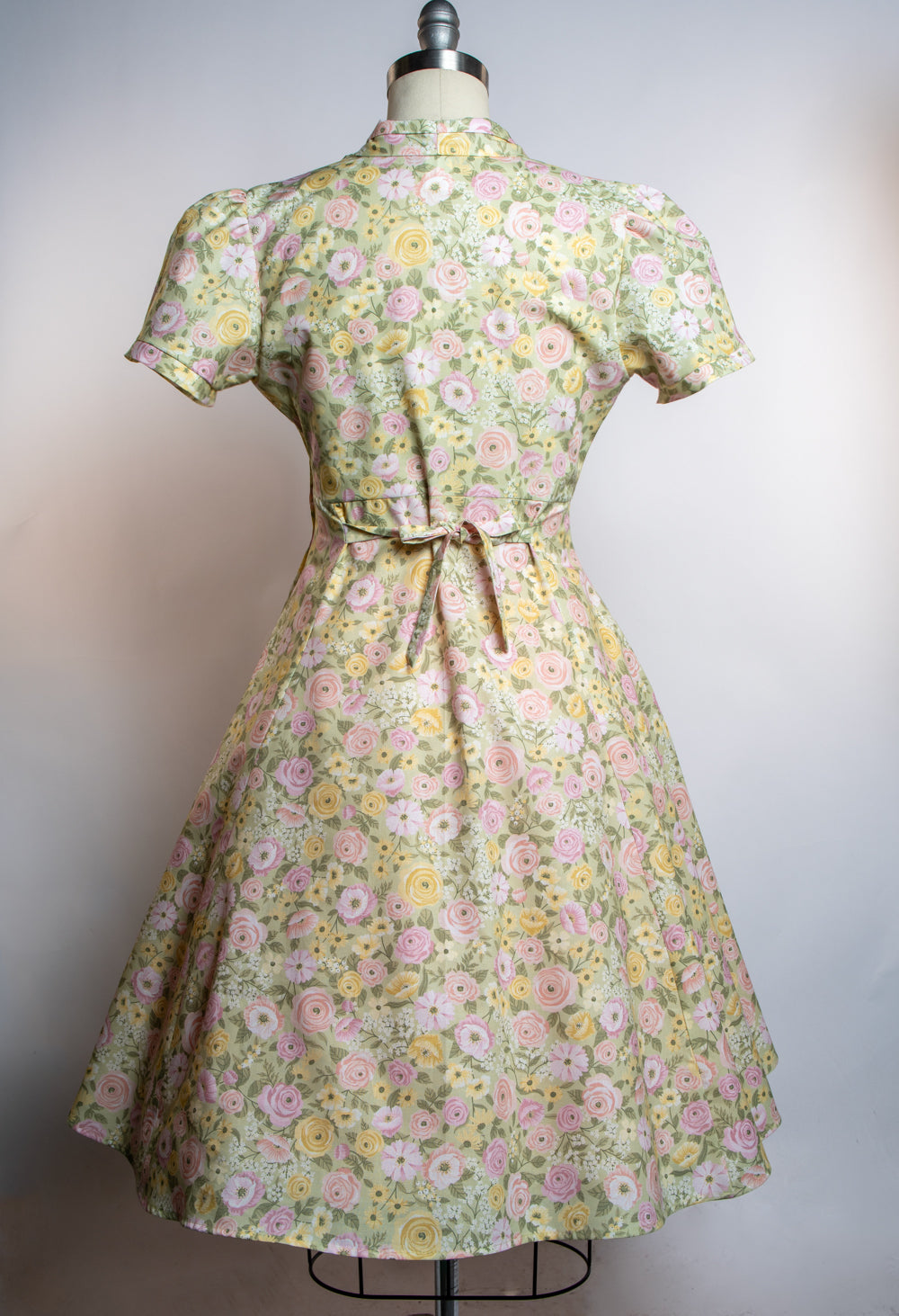 Madison Dress - Abigail Floral, Green