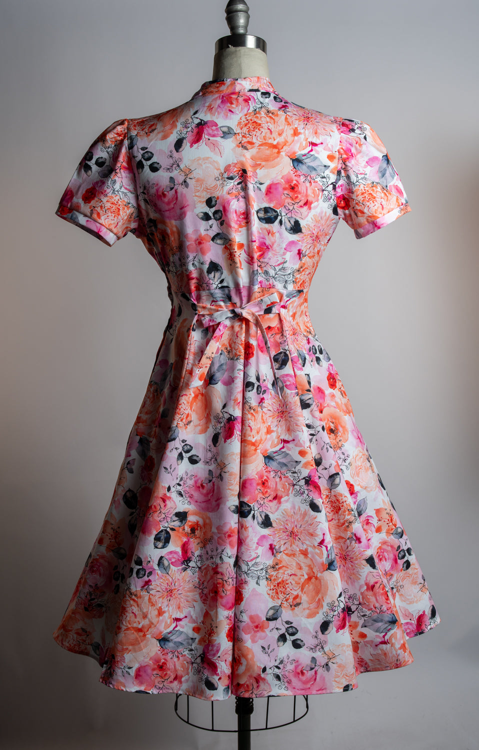 Madison Dress - Coral Bouquet