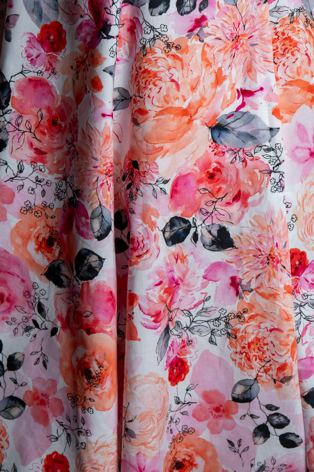 Madison Dress - Coral Bouquet