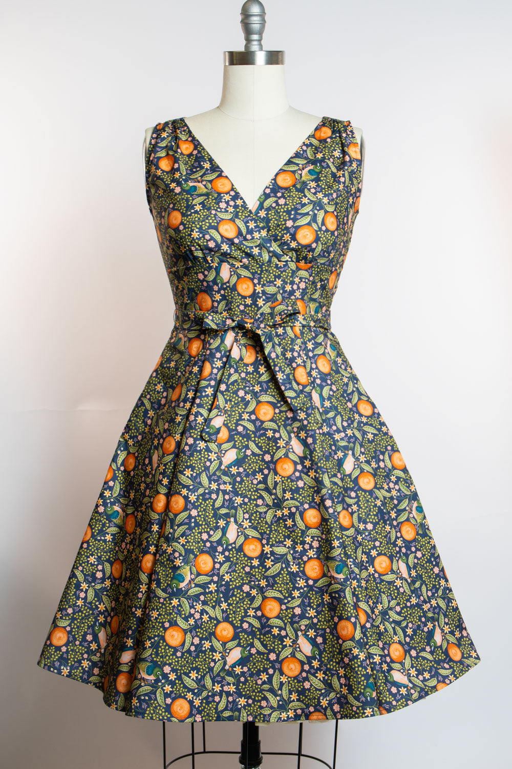 Marie Dress - Orange Grove
