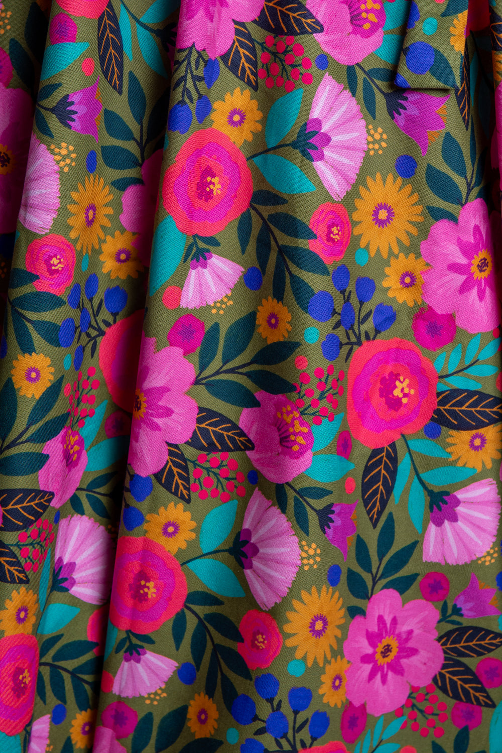 Melody Dress- Gloria's Garden, Olive