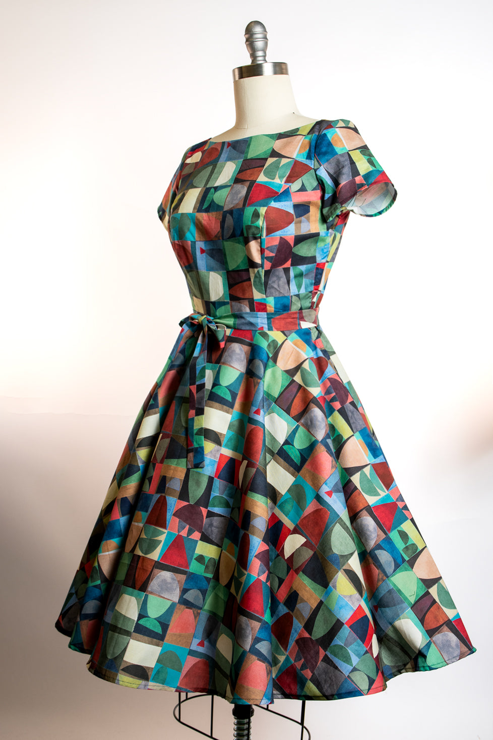 apolina Esther Dress ワンピース Esther & Co. Apolline Dress - Multi Print – ESTHER & CO.