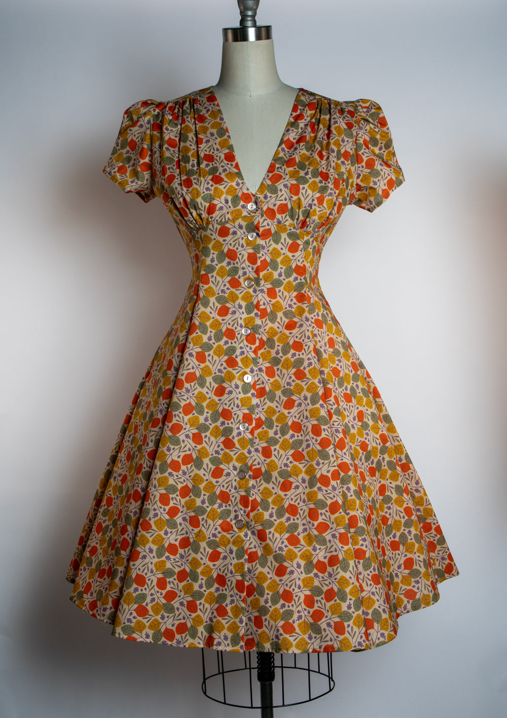 Millie Dress - Little Fall Leaves
