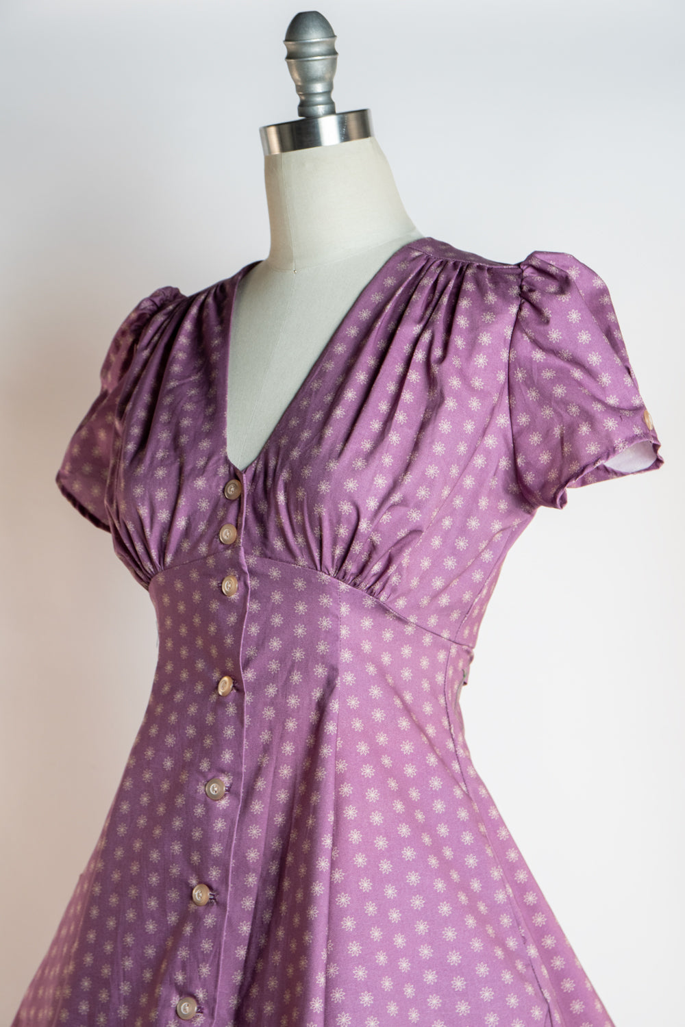 Millie Dress - Purple Flowers