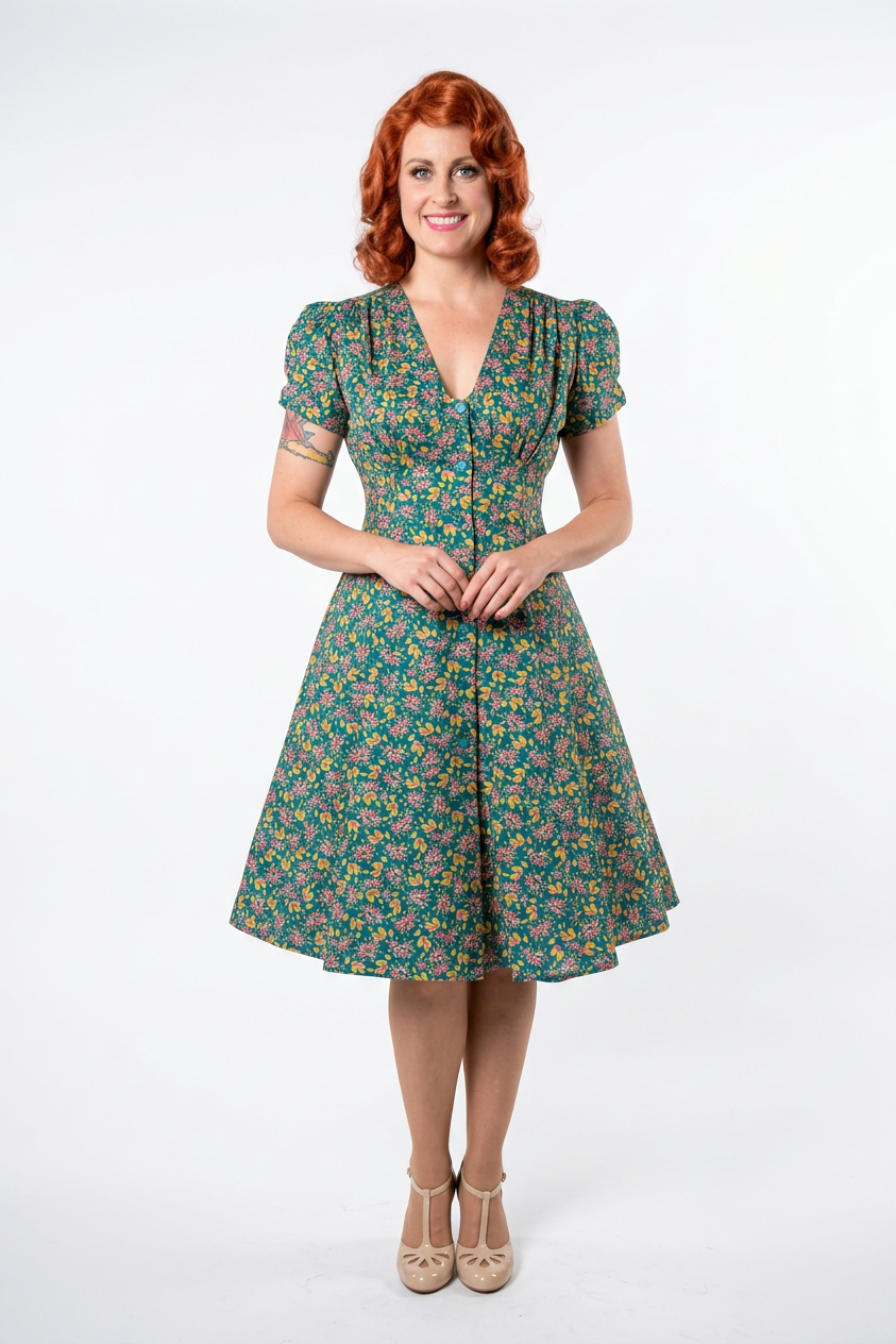 Millie Dress - Hawthorne Teal