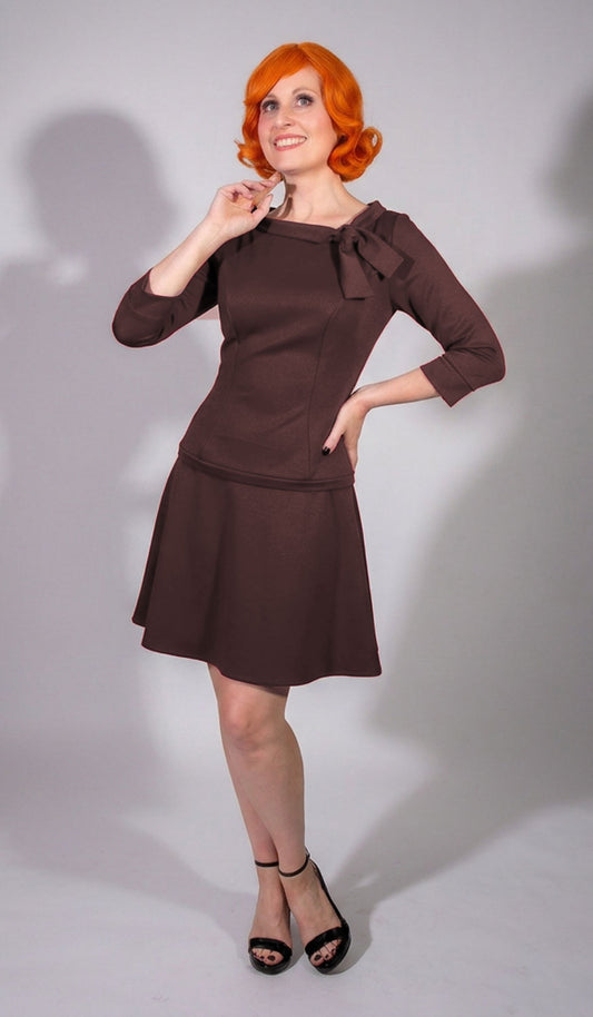 Jackie Dress - Chocolate