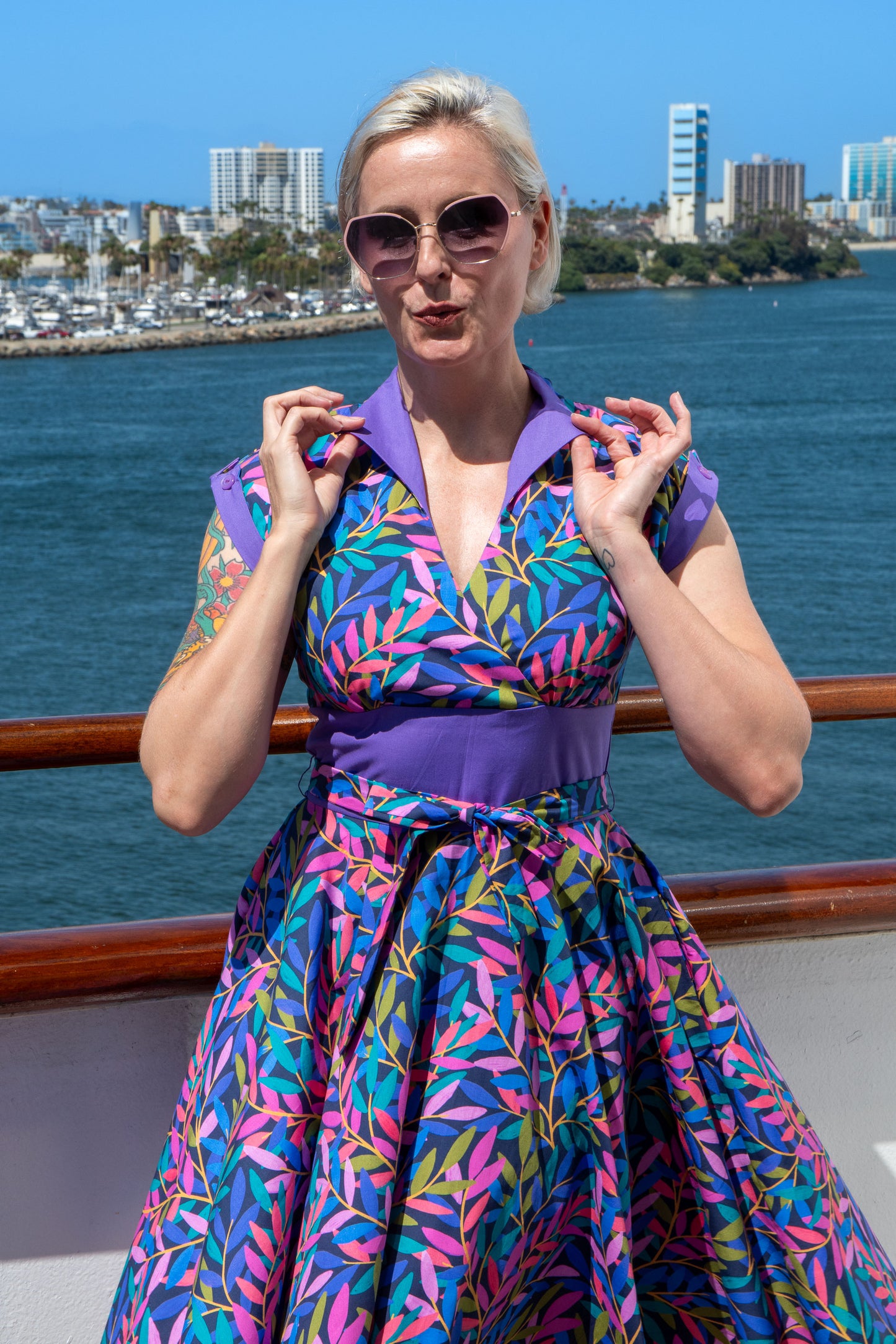 Kim Dress- Vibrant Vines