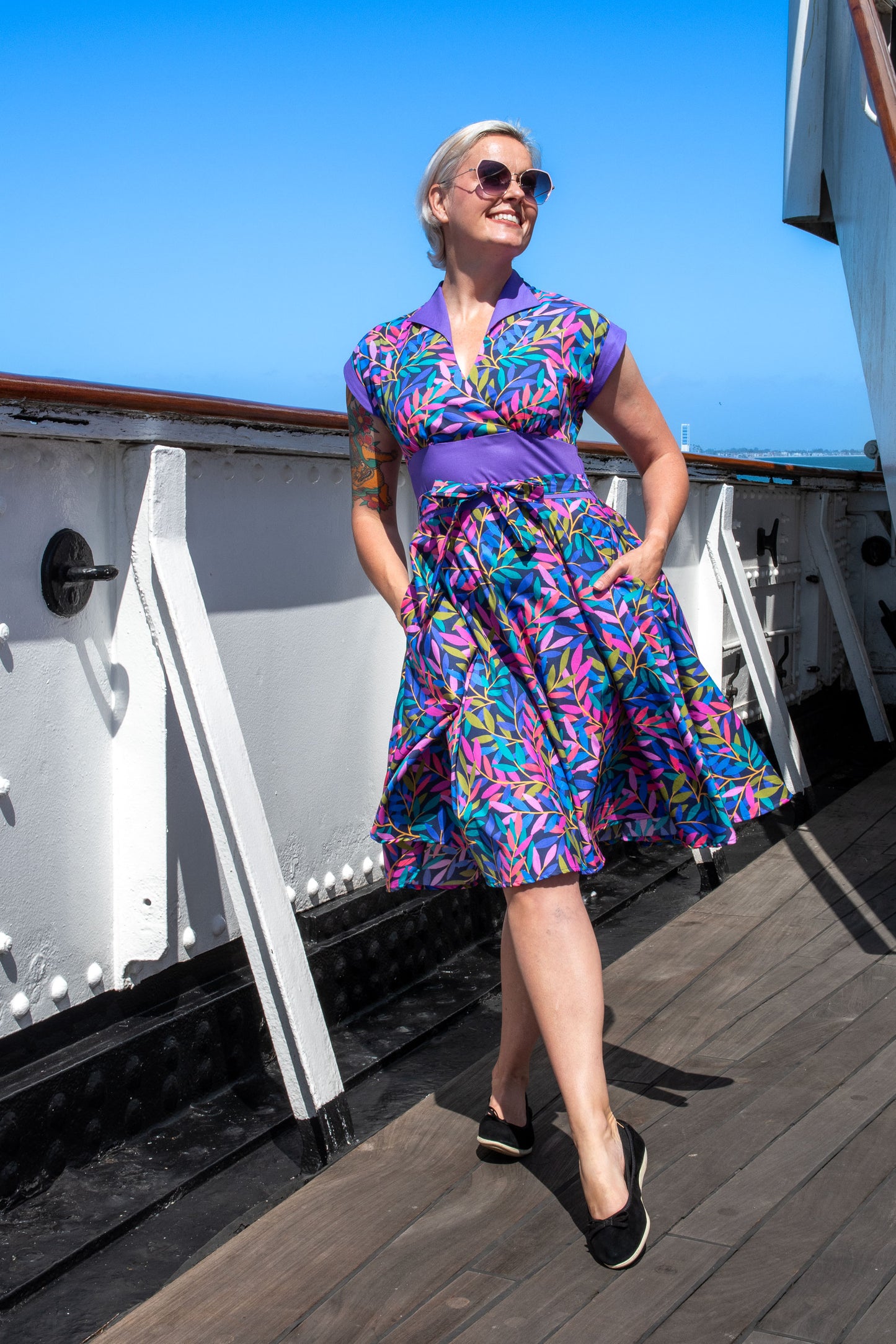 Kim Dress- Vibrant Vines