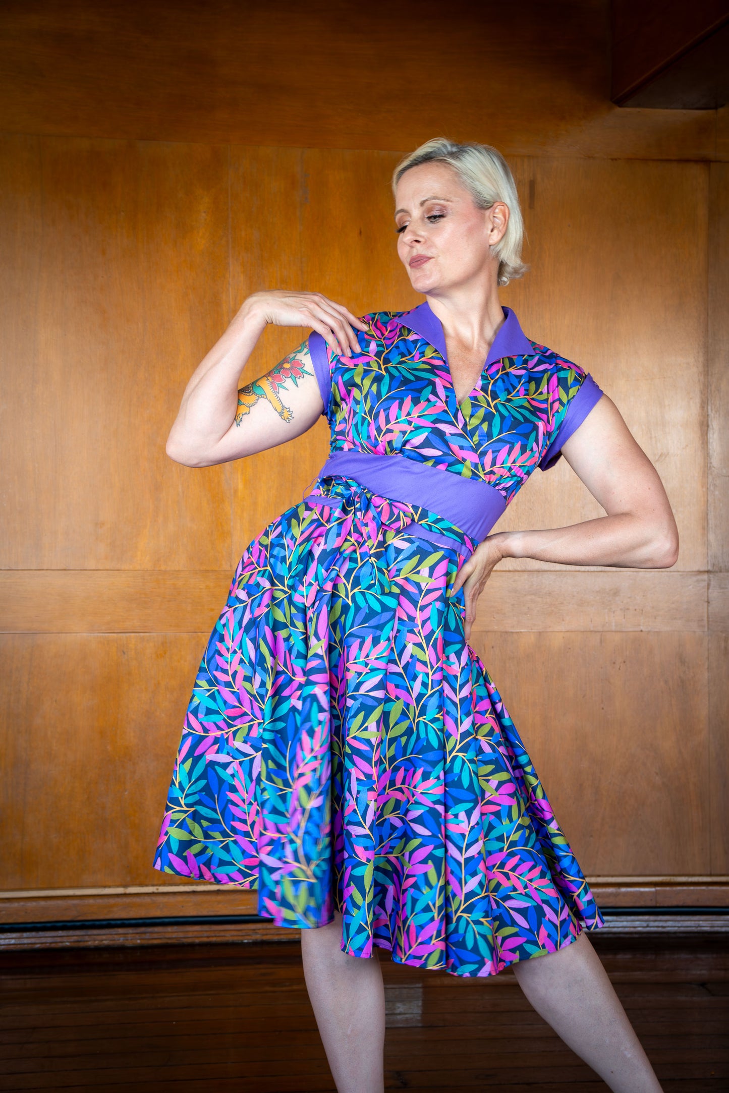 Kim Dress- Vibrant Vines