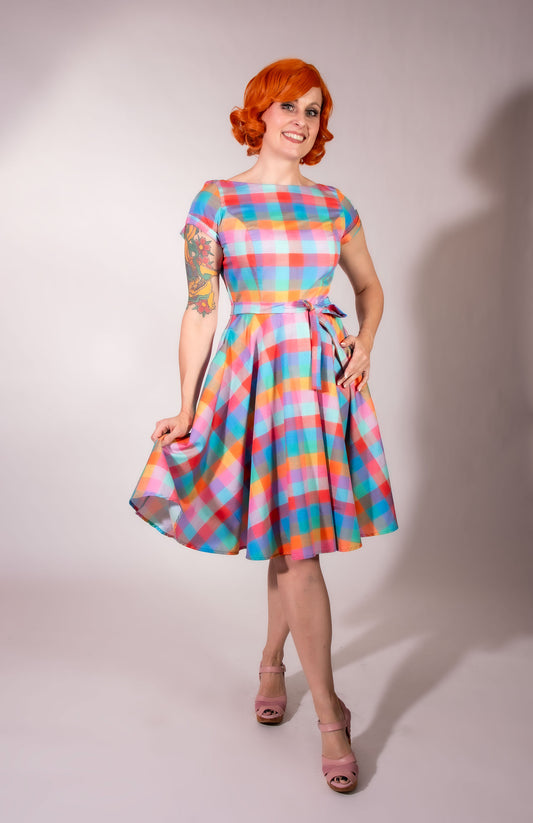 Melody Dress- Rainbow Sherbet - Heart of Haute