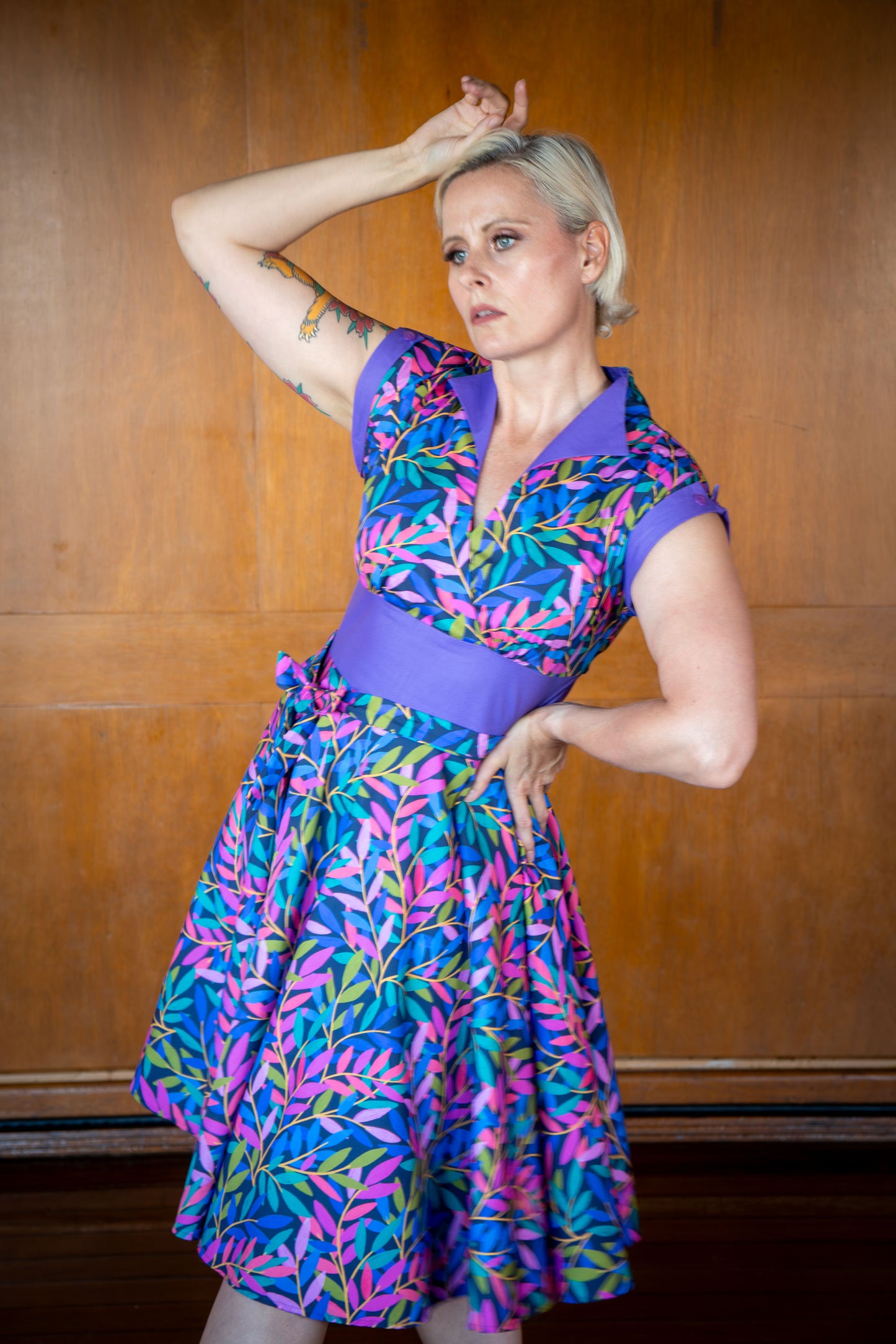 Kim Dress- Vibrant Vines