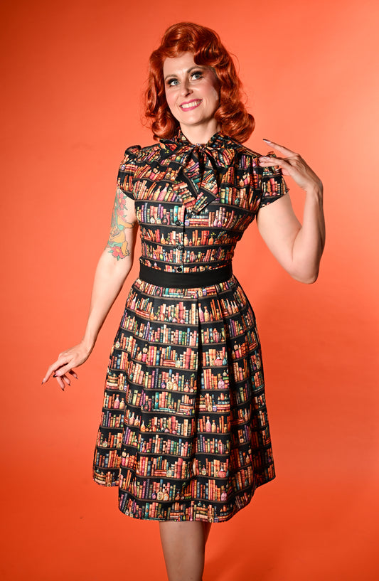 Cindy Pleated Skirt - Books & Potions