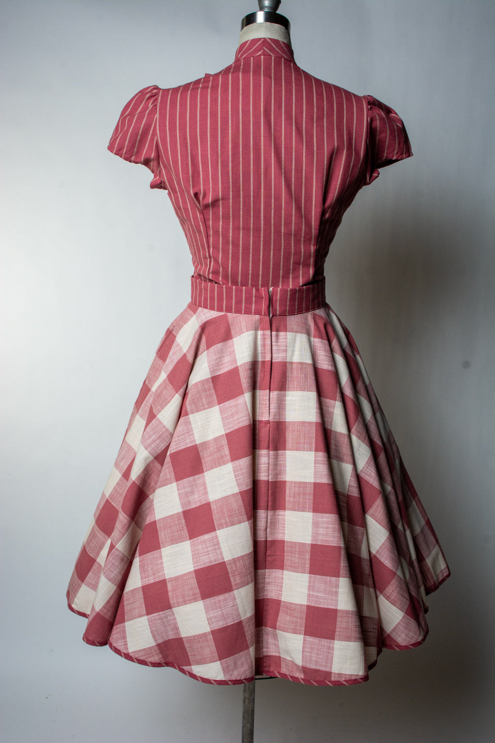 Haute Circle Skirt Big Gingham Rose Heart of Haute